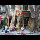 Baumärkte in der Altstadt von Hanoi